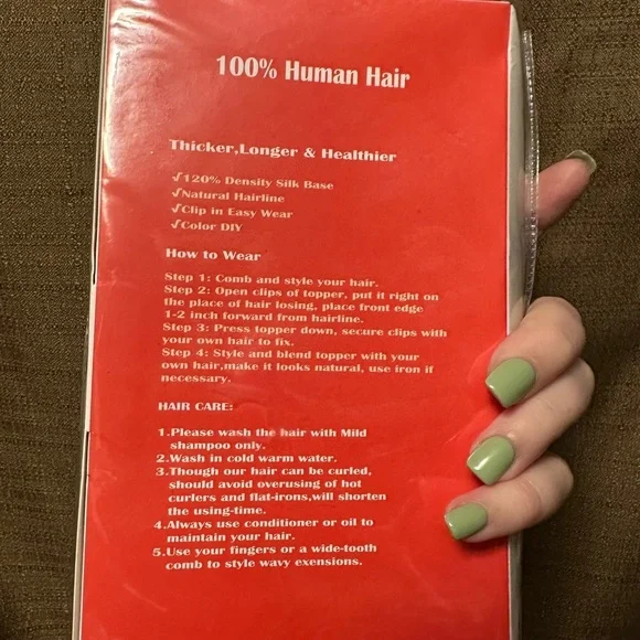 New Vasilia Real Hair Toppers for Women Wiglets 4.8 x 4 Inch Base 12 Inch - Picture 3 of 6